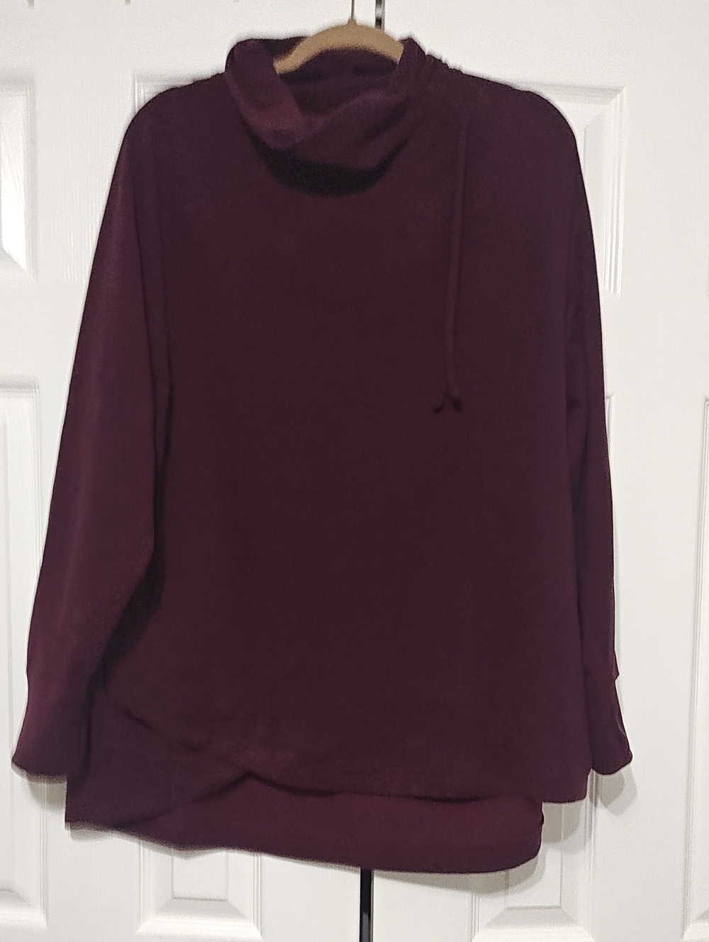 Maurices Plum Cowl Neck Sweater